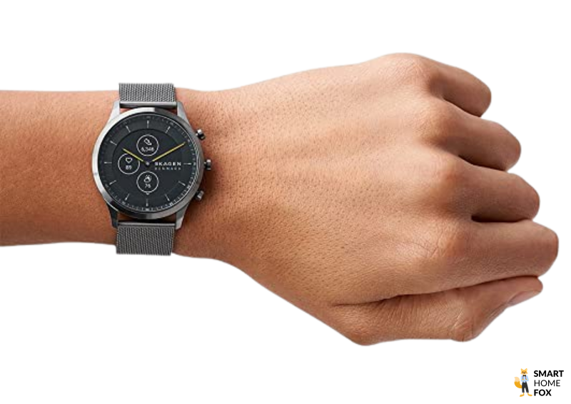 montre hybride connectee skagen